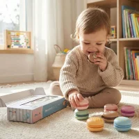 VIGA PolarB Drewniane Ciastka Ciasteczka Cukiernia Zestaw Makaroników - zdjęcie 2