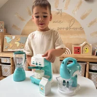 WOOPIE Zestaw AGD 3w1 Ekspres Mikser Blender Efekty Dźwiękowe Świetlne - zdjęcie 2