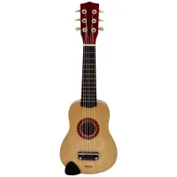 Viga Drewniana gitara dla dzieci Naturalna 21 cali 6 strun - zdjęcie 3