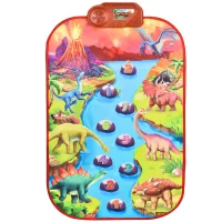 WOOPIE Duża Mata Muzyczna Pianino XL Dinozaury Interaktywna - zdjęcie 2