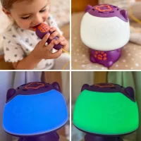 WOOPIE Multifunkcyjna Lampka RGB Głośnik Bluetooth Karaoke Modulator Głosu Karta SD AUX Fioletowa - zdjęcie 3