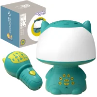 WOOPIE Multifunkcyjna Lampka RGB Głośnik Bluetooth Karaoke Modulator Głosu Karta SD AUX Turkusowa - zdjęcie 1