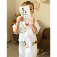 WOOPIE Strój Fartuch Lekarza Doktora Ubranko dla Dzieci do ok. 120 cm - zdjęcie 2