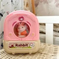 WOOPIE Królik w Plecaku 3w1 Farma Domek Ogródek - zdjęcie 2