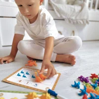 WOOPIE Zestaw Edukacyjny Nauka Liczenia Montessori Sorter Kolorów Zwierzęta 83 el. - zdjęcie 2