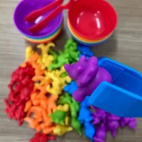 WOOPIE Gra Edukacyjna Montessori Sorter Kolorów Morska Kraina 64 el. - zdjęcie 4