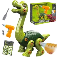 WOOPIE Dinozaur do Skręcania Zestaw Konstrukcyjny + Wiertarka 31 el. - zdjęcie 1