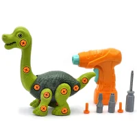 WOOPIE Dinozaur do Skręcania Zestaw Konstrukcyjny + Wiertarka 31 el. - zdjęcie 2