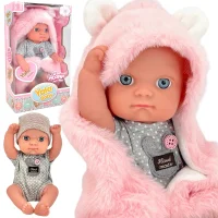 WOOPIE ROYAL Pierwsza Lalka Bobas z Kocykiem Króliczkiem 23 cm - zdjęcie 1