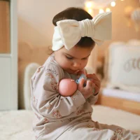 WOOPIE ROYAL Pierwsza Lalka Bobas z Kocykiem Króliczkiem 23 cm - zdjęcie 3
