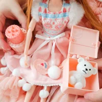 WOOPIE ROYAL Lalka Emi Urodzinowa Księżniczka z Misiem - zdjęcie 3