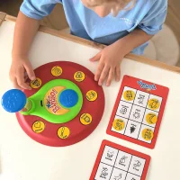 WOOPIE Bingo Gra Dopasuj Żetony Planszowa Rodzinna - zdjęcie 5