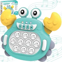 WOOPIE Gra POP IT Elektroniczna Antystresowa Zręcznościowa Krab Zielony - zdjęcie 1