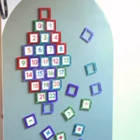 WOOPIE Przestrzenne Klocki Magnetyczne Nauka Liczb 70 Elementów - zdjęcie 3