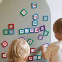 WOOPIE Przestrzenne Klocki Magnetyczne Nauka Liczb 70 Elementów - zdjęcie 2
