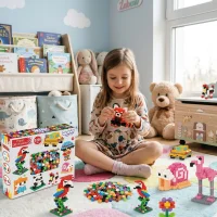 WOOPIE Klocki Konstrukcyjne 3D PIXEL 1750 el. - zdjęcie 2