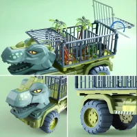 WOOPIE Ciężarówka Dinozaur Transporter Figurki - zdjęcie 3