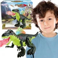 WOOPIE Chodzący Dinozaur Tyrannosaurus Rex Efekty Świetlne i Dźwiękowe - zdjęcie 1