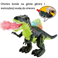 WOOPIE Chodzący Dinozaur Tyrannosaurus Rex Efekty Świetlne i Dźwiękowe - zdjęcie 2