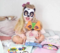 WOOPIE ART&FUN Zestaw Kreatywny Maski Filcowe Zrób to Sam 4 szt. - zdjęcie 2
