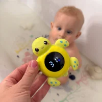 WOOPIE BABY Termometr do Kąpieli 2w1 Mierzenia Temperatury Wody i Pomieszczenia Żółwik - zdjęcie 3