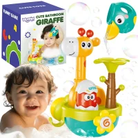 WOOPIE BABY Zabawka do Kąpieli Żyrafa z Lejkiem na Przyssawke - zdjęcie 1