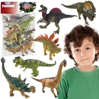 WOOPIE Zestaw Figurek Dinozaurów 6 Sztuk T-Rex - zdjęcie 1