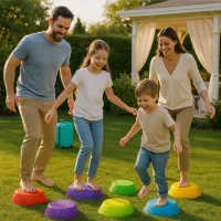WOOPIE Kamienie Balansujące Świecące Sensoryczne Trening Równowagi 6 szt - zdjęcie 2