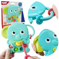 WOOPIE BABY Gryzak Sensoryczny Słonik Montessori 4w1 - zdjęcie 1