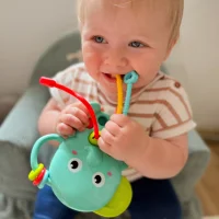 WOOPIE BABY Gryzak Sensoryczny Słonik Montessori 4w1 - zdjęcie 2