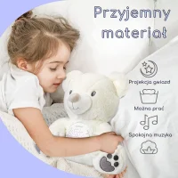 WOOPIE BABY Przytulanka Miś z Projektorem Uspokajacz 15 Melodii - zdjęcie 2