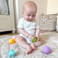 WOOPIE BABY Klocki Sensoryczne do Ściskania 6 el. - zdjęcie 2
