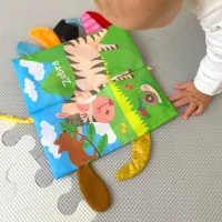WOOPIE BABY Książeczka z Ogonkami Zwierząt Leśnych Materiałowa - zdjęcie 3
