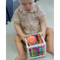 WOOPIE BABY Elastyczna Kostka Sensoryczna Sorter dla Dzieci Zwariowane Kształty 5 el. - zdjęcie 2