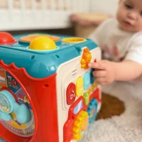 WOOPIE BABY Wielofunkcyjna Kostka Aktywności Montessori 6w1 - 18m+ - zdjęcie 2