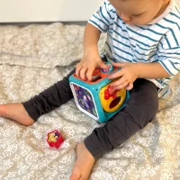 WOOPIE BABY Interaktywna Kostka Sensoryczna Edukacyjna Montessori Sorter 6w1 - zdjęcie 2