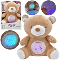 WOOPIE BABY Przytulanka Usypiacz Projektor 2w1 Miś - 10 Kołysanek - zdjęcie 1