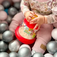 WOOPIE BABY Kolorowe Koniki Czerwona Bączek Karuzela - zdjęcie 2