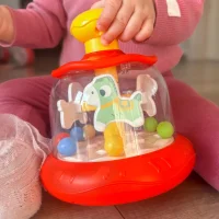 WOOPIE BABY Kolorowe Koniki Czerwona Bączek Karuzela - zdjęcie 4
