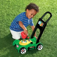 Kosiarka Little Tikes dla dzieci Interaktywna Pchacz Zabawka Ogródowa - zdjęcie 3