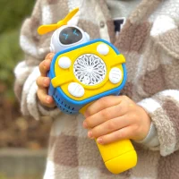 WOOPIE Maszyna Astronauta do Robienia Baniek Mydlanych Żółty - zdjęcie 3