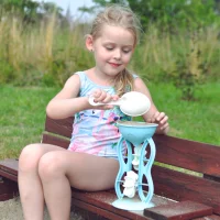 WOOPIE GREEN Zestaw do Piasku z Kołowrotkiem i Konewką 10 el. BIODEGRADOWALNY ORGANICZNY MATERIAŁ - zdjęcie 3