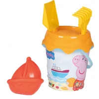 SMOBY Wózek z Wiaderkiem i Akcesoriami do Piasku Świnka Peppa - zdjęcie 3
