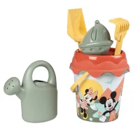 SMOBY GREEN Wiaderko z Akcesoriami do Piasku i Konewką z Bioplastiku - zdjęcie 1