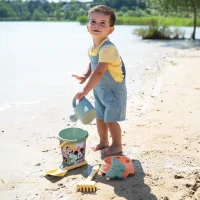 SMOBY GREEN Wiaderko z Akcesoriami do Piasku i Konewką z Bioplastiku - zdjęcie 2