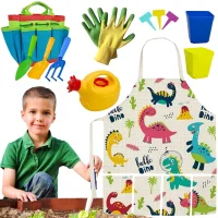 WOOPIE Zestaw Małego Ogrodnika 15el. Dinozaury - zdjęcie 1