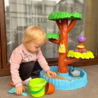 WOOPIE Stolik Wodny 2w1 Piaskownica Wesołe Drzewko 8 akc. - zdjęcie 2