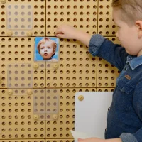 MASTERKIDZ Przezroczysta Kieszonka Na Zdjęcia Karty Etui 6 szt. - zdjęcie 3
