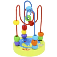 TOOKY TOY Drewniana Edukacyjna Pętla Motoryczna Labirynt Przeplatanka - zdjęcie 3
