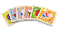 VIGA Poręczne Drewniane Puzzle Pszczoła - zdjęcie 3